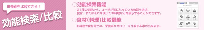 効能検索/比較